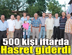 Kandıraya bağlı Pirceler Köyünde ihtiyar heyeti 500 kişilik bir iftar