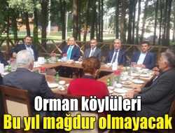 Sakarya Orman Bölge Müdürlüğü ile görüşen Yeni Kandıra Muhtarlar Derneği