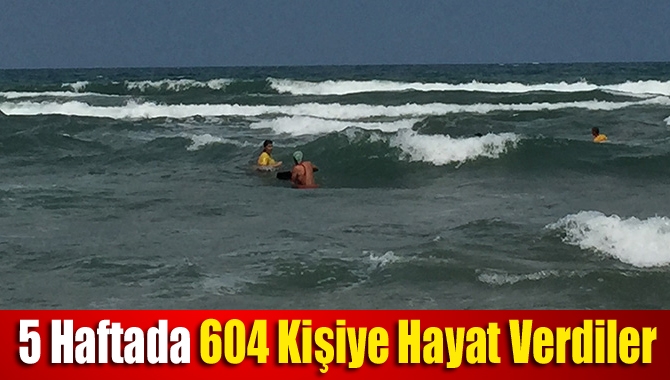Büyükşehir Belediyesi İtfaiyesi KOSKEM cankurtaranları, deniz sezonunun 5'inci haftası geride