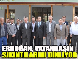 Kandıra Kaymakamı Oktay Erdoğan, köyleri tek tek ziyaret ederek incelemeler