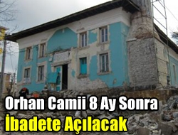 Kandıranın tarihi camisi olan Orhan Camiinin restorasyonu devam ediyor. Geçtiğimiz