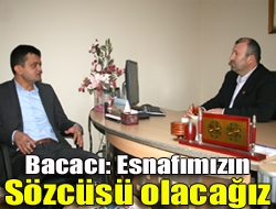 Kandıra Esnaf ve Kefalet Kredi Kooperatifi Başkanlığına aday olan Bacacı
