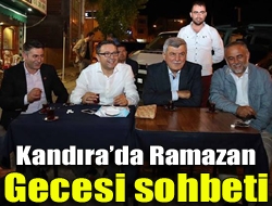 Büyükşehir Belediye Başkanı İbrahim Karaosmanoğlu, Kandırada gerçekleştirdiği iftar sonrası esnaf