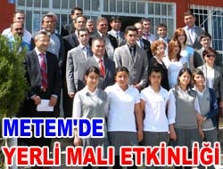 METEM’de yerli malı etkinliği Kandıra METEM'de yerli malı kullanılmasının özendirilmesi ve Türkçemize önem verilmesiyle