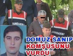 Domuz Sanıp Komşusunu Vurdu Kandıra Pınarlı Köyü’nde meydana gelen olayda, Mustafa A.(60) isimli çiftçi,