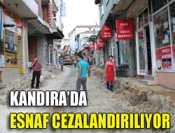 Kandıra Çarşı Mahallesi Çarşı İçi Caddesi aylardır toz toprak içerisinde.