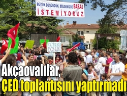 Kandıranın Akçaova Mahallesinde Sungurlu Barajı için yapılması planlanan ÇED toplantısını