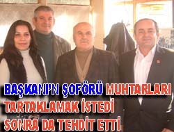 Başkan’ın şoförü Muhtarları tartaklamak istedi sonra da tehdit etti Kandıra Merkez Muhtarları Başkan’ın şoförünün yaptığı bu davranışı kınayarak bizlerle