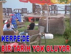 Kerpe'de bir tarih yok oluyor Kerpe’de bir tarihi eseri 3 yıl önce gün yüz