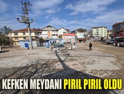 Kefkende tamamlanan parke çalışmasıyla tatil yerleşimi modern bir görünüm kazandı