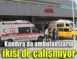 M. Kazım Dinç Kandıra Devlet Hastanesi bünyesindeki iki ambulansın da