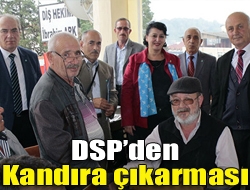 DSP İl Başkanı Hayati Özzeren, Kocaeli milletvekili adayları Meral Uçarı,