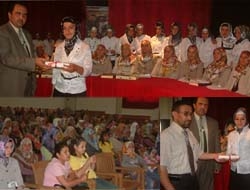 Kuran Kursunda Mezuniyet heyecanı Kandıra Merkez Kuran Kursu 2008-2009 yılı eğitim döneminde Turan Güneş