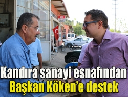 Kandıra sanayi esnafını ziyaret ederek çalışmaları yerinde inceleyen Başkan Ünal