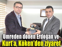 Kandıra Belediye Başkanı Ünal Köken Umreden gelen Kandıra Kaymakamı Oktay