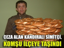 Kandıra'da yüksek sesle 'Simitçi' diye bağırarak simit sattığ
