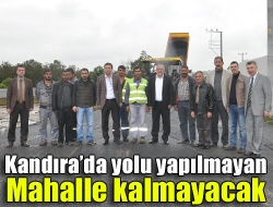 Kandıra Belediye Başkanı Ünal Köken, merkez ve mahalle yollarında asfalt