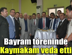 Kandıra Kaymakamlığı ve Belediye Başkanlığı tarafından ortaklaşa düzenlenen bayramlaşma töreni