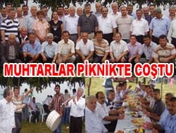 Kandıralı muhtarlar piknikte coştu Nisan ay