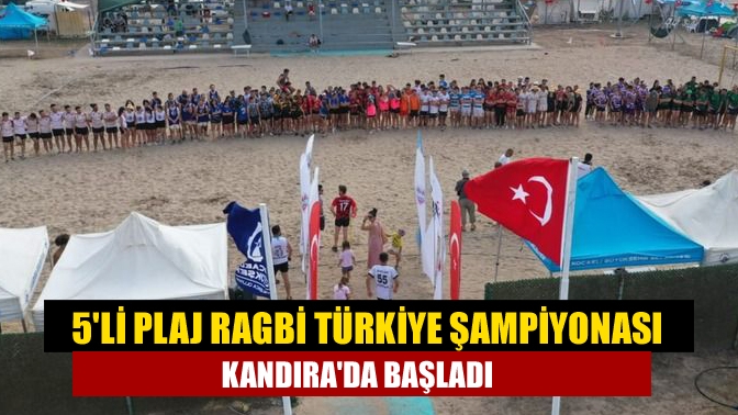 Türkiye Ragbi Federasyonu'nun 2023 faaliyet programında yer alan 5'li Plaj