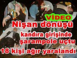 Kandıra’da nişan dönüşü  feci kaza 18 kişi yaralandı. Kandıra'da Uzun ailesinin nişan sevinci kaza ile kabusa dönüştü. Nişan