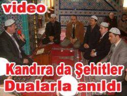 Kandıra’da Şehitler Dualarla anıldı 18 Mart Çanakkale Şehitlerini anma günü nedeniyle Kandıra Şefik Camiinde