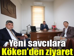Kandıraya yeni atanan Savcı Ercivan Çelik ile Savcı Yavuz Selim
