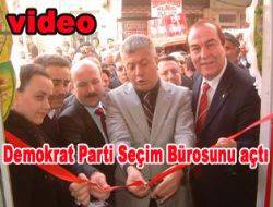Kandıra Demokrat Parti Seçim Bürosunu büyük bir törenle açtı Kandıra Demokrat Parti İlçe Teşkilatı dün görkemli bir törenle seçim