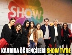 KOÜ Kandıra Meslek Yüksekokulu öğrencileri, Show TVnin merkezinde incelemelerde bulundu.