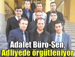 Adalet Büro-Sen, Kocaeli Adliyesindeki örgütlenme çalışmalarını sürdürüyor. 125 üye rakamına
