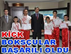 Kick Boksçular Başarılı oldu Kandıra
