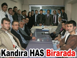 Halkın Sesi Partisi Kandıra önceki akşam Milletvekili aday adaylarıyla HAS
