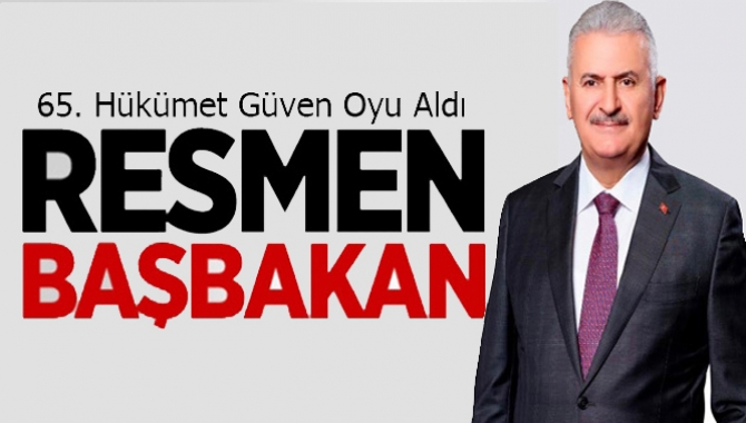 Başbakan Binali Yıldırım'ın kurduğu 65. Hükümet için güven oylaması yapıldı.