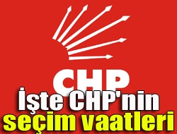 CHPnin 1 Kasım seçim bildirgesi açıklandı. CHP'nin 1 Ka