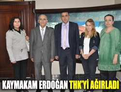 Türk Hava Kurumu Kandıra Şubesi, Kaymakam Oktay Erdoğanı makamında ziyaret