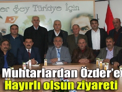 Kandıra Muhtarlar Derneği Başkanı Musa Yener ve derneğe üye olan