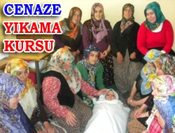 Kandıra’nın Araman Köyünde önceki günlerde bayan cenaze yıkama kursu açıldı.
