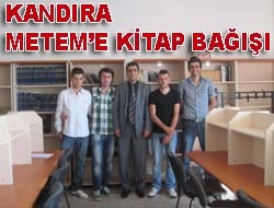 Kandıra Metem’e kitap bağışı Kandıra MYO Bankacılık programı öğrencileri proje dersleri kapsamında Kandıra Metem