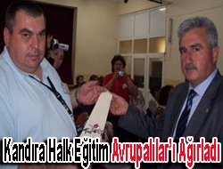 AB projelerinde yer alan Kandıra Halk Eğitim Merkezi, ilimize gelen