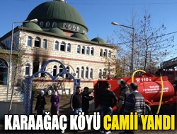 Havaların soğumasıyla birlikte camilerde oluşturulan alttan ısıtma sistemi Karaağaç Camisinin