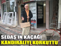 SEDAŞın Kandıranın merkezinde yer altına döşediği kablolarda sağanak yağış nedeniyle