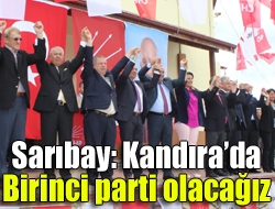Kandıra mitinginde konuşan CHP İl Başkanı Cengiz Sarıbay, 1 Kasımda