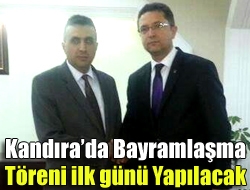 Kandıra Kaymakamlığı ve Kandıra Belediyesi tarafından ortaklaşa düzenlenen bayramlaşma töreni