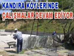 Kandıra köylerinde çalışmalar devam ediyor Kandıra Belediyesi Araman Köyünde virane şekilde olan halı saha Kandıra