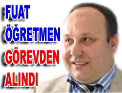 Fuat Öğretmen görevden alındı Erkan İşler, katıldığı bir toplantıda su zammına gösterdiği tepkinin ardından