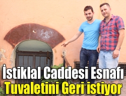 Kandıra Çarşı Mahallesi İstiklal Caddesi esnafı, belediyeye ait olan ve