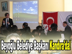 Önceki gün Kocaeli Üniversitesi Kandıra MYOda Yerel Yönetimlerde Halkla İlişkiler