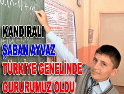 Geçen yıla kadar bir köy okulunda eğitim gören ilköğretim 8.
