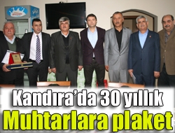 Türkiye Muhtarlar Derneği Kandıra Şubesi tarafından düzenlenen yemekte 30 yıldır