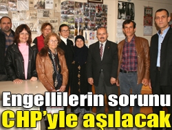Kandıra Engelliler Dayanışma ve Yardımlaşma Derneğini ziyaret eden CHP Kandıra